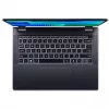 Hibridinis (2-in-1) nešiojamas kompiuteris Acer TravelMate TMP414RN-54-TCO-74CP — 14 colių WUXGA jutiklinis, Intel Core Ultra 7 155U, 16 GB DDR5, 512 GB SSD, 4G, Windows 11 Pro, mėlynas
