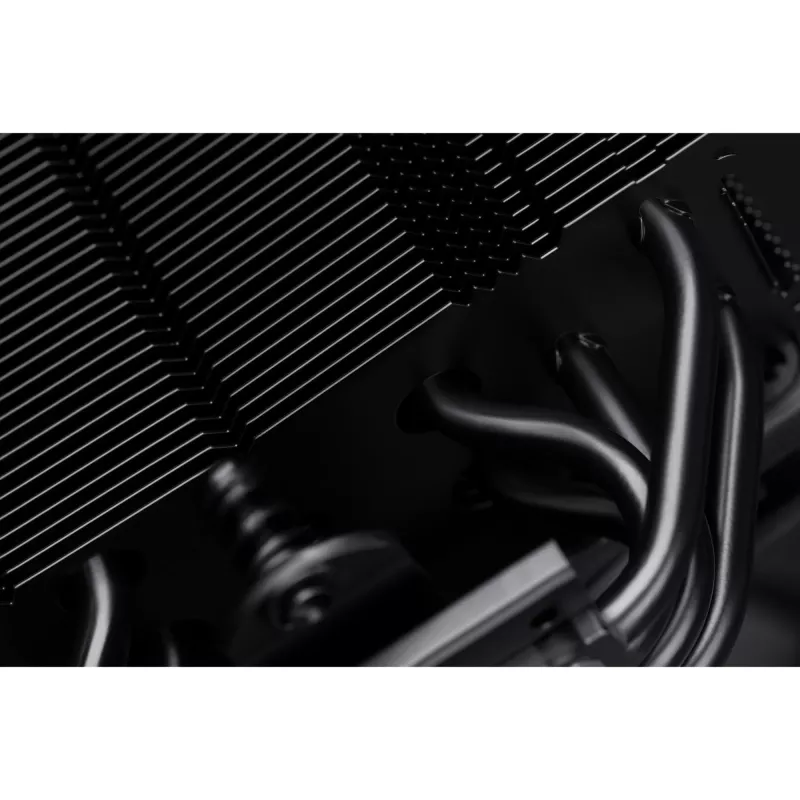 Noctua NH-U12S chromax.Juoda procesoriaus aušintuvas 12 cm