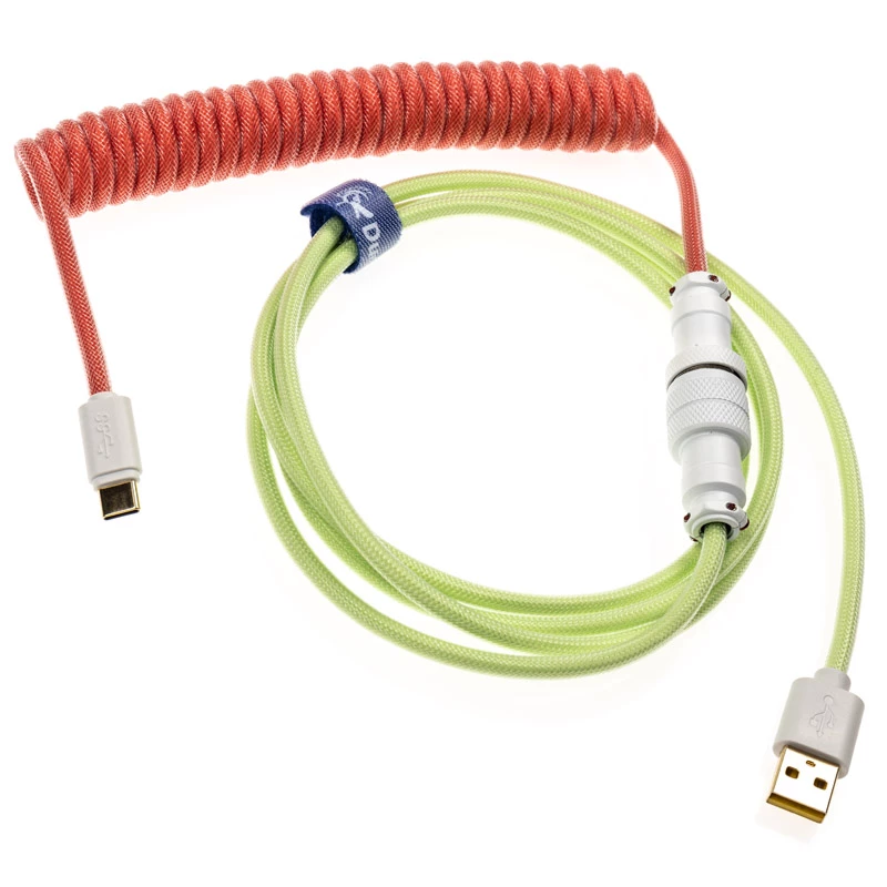 USB Type-C į USB Type-A laidas Ducky DKCC-SFCNC1, 1,8 m, USB duomenų ir įkrovimo laidas