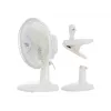 Adler | Ventiliatorius su spaustuku | AD 7317 | Stalinis ventiliatorius | Balta | Skersmuo 15 cm | Greičių skaičius 2 | 30 W