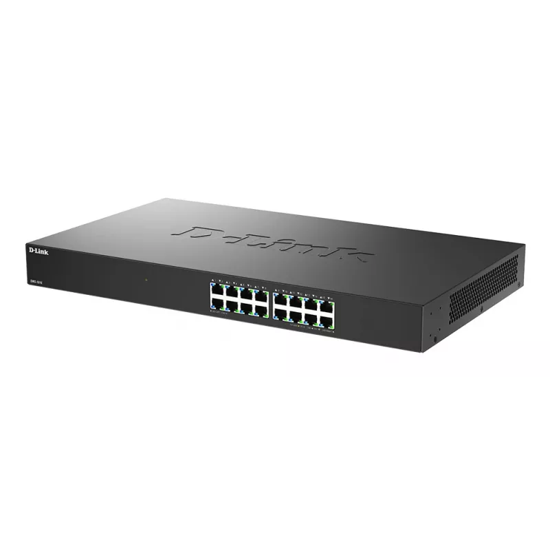 D-Link 16 prievadų 2,5G kelių gigabitų nevaldomas komutatorius, nevaldomas, L2+, 2,5G Ethernet (100/1000/2500)