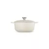 Le Creuset Signature Roaster apvalus baltas 20 cm