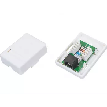 Alantec GN001 laidų jungtis RJ45, balta