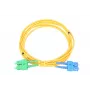 Patchcord Extralink SC/UPC - SC/APC Singlemode Duplex, G.652D, 3 mm, 2 m
