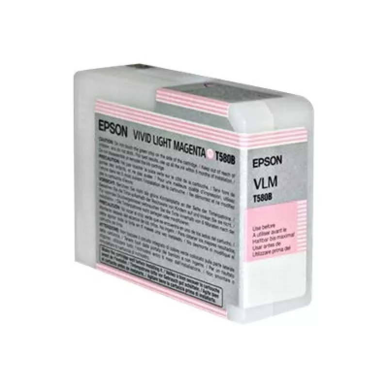 Epson Singlepack Vivid Light Magenta T580B00, Vivid light Magenta, Pigmentinis rašalas, 80 ml, 1 vnt.