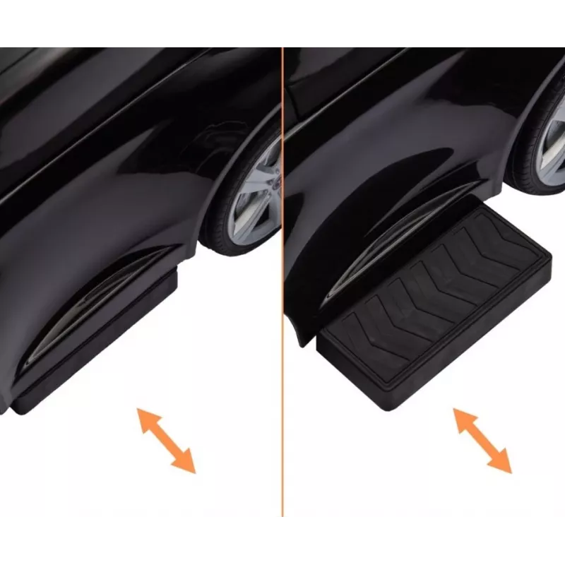 Stumiamas vaikiškas automobiliukas milly mally Mercedes C-Class juodas, modelis 6107