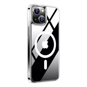 Torras Guardian Magnetic Series iPhone 15 Clear Diamond Clear apsauginis telefono dėklas su magnetiniu prijungimu