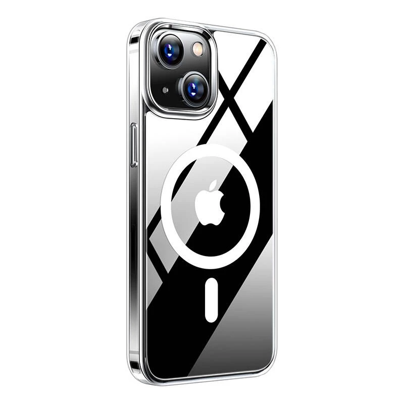 Torras Guardian Magnetic Series iPhone 15 Clear Diamond Clear apsauginis telefono dėklas su magnetiniu prijungimu