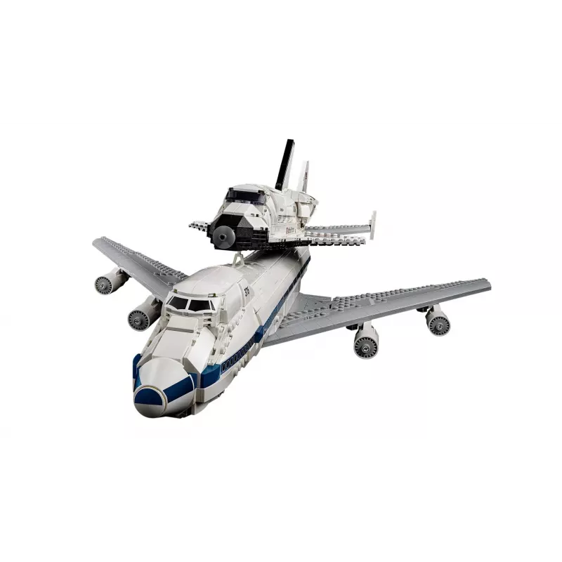 LEGO Icons Shuttle Aircraft 10360 konstruktorius — 2417 detalės, 270 × 535 × 630 mm demonstracinis modelis