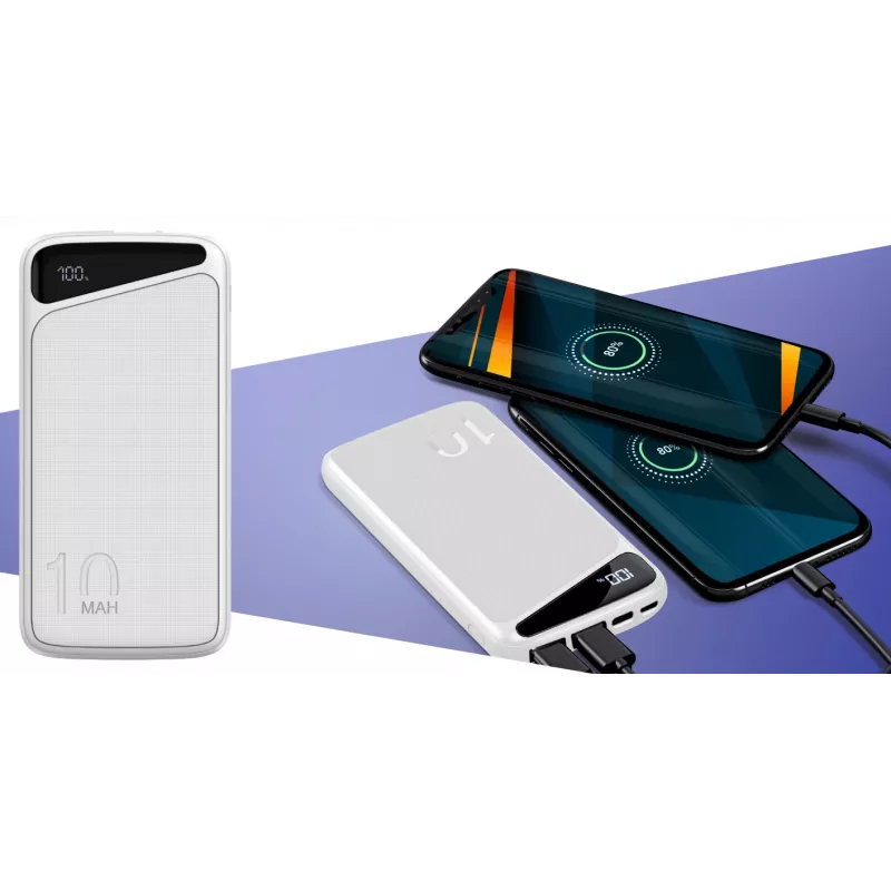 Nešiojama išorinė baterija Navitel PWR10 MX WHITE 10000 mAh