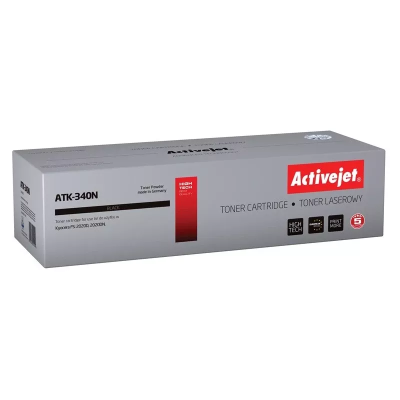 Activejet ATK-340N toneris (skirtas Kyocera TK-340; Supreme; 12 000 puslapių; juodas)