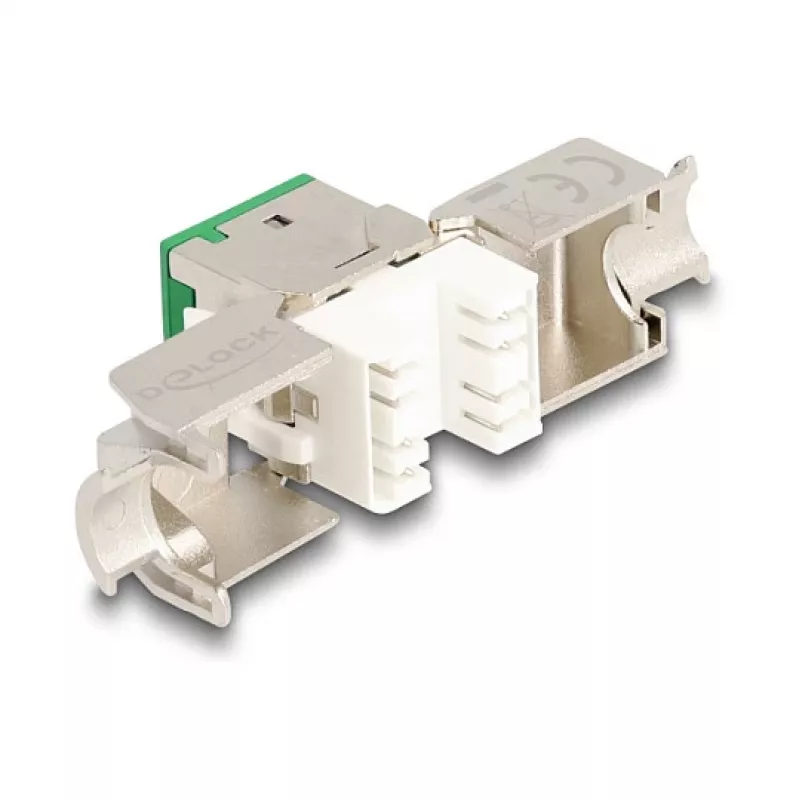 DeLOCK 88116 keystone modulis Plokščias Žalias RJ-45 10 vnt.