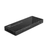 „Lindy“ 4 prievadų HDMI 8K60 skirstytuvas su garsu, HDMI, 4x HDMI, 3,5 mm, 7680 x 4320 pikseliai, juoda, metalas