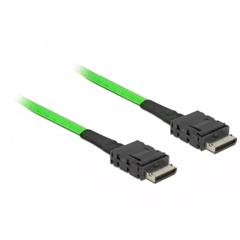 DeLOCK 85214 SAS laidas 1 m Juodas SFF-8611 SFF-8611