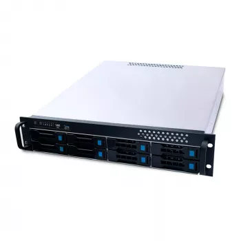 FANTEC SRC-2080X07-12G/6G (2023), 2HE 48,30cm (19)-StorageEnclosure, be maitinimo šaltinio (1670)