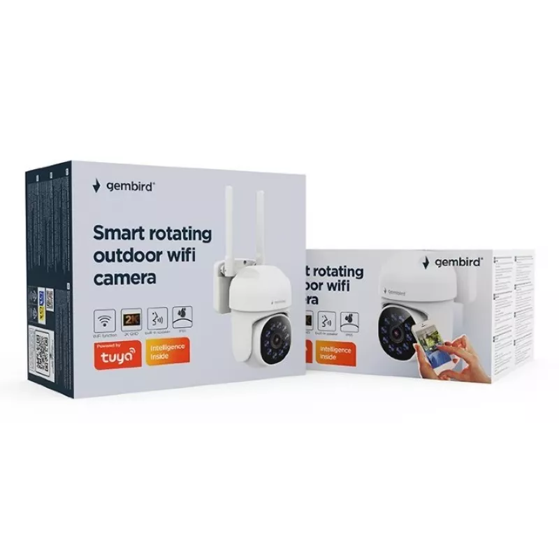 IP stebėjimo kamera Gembird TSL-ODCAM-WRHD-01 2560x1440 Lauko Vidine Belaidė