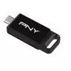PNY Elite USB atmintinė 256 GB USB Type-C 3.2 Gen 1 (3.1 Gen 1) juoda
