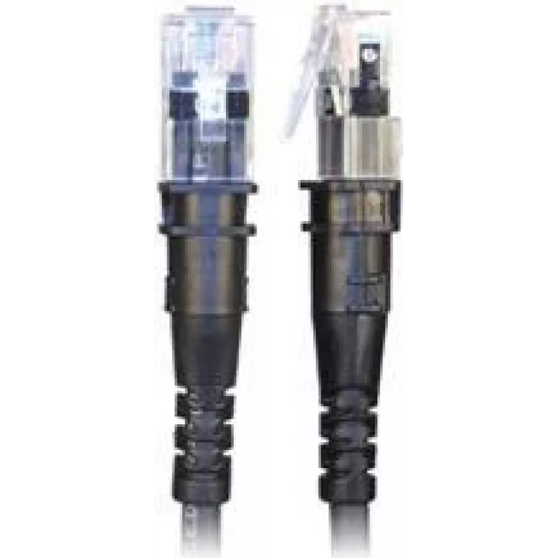 PatchSee ThinPATCH - komutacinis kabelis - RJ-45 (V) į RJ-45 (V) - 4,9 m - 4,9 mm - FTP - CAT 6a - ekranuotas, be halogeno - juodas (TP-6A-F/16)