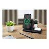 Fixed | MagPowerstation 3-in-1 belaidžio įkrovimo stovas su MagSafe laikikliu | FIXMPOS-BK | Juoda