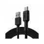 USB kabelis Green Cell KABGC22 USB 2.0 1,2 m USB A USB C Juodas