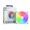 Montech GF120 V2 ARGB kompiuterio korpuso ventiliatoriaus modulis 12 cm baltas 1 vnt.