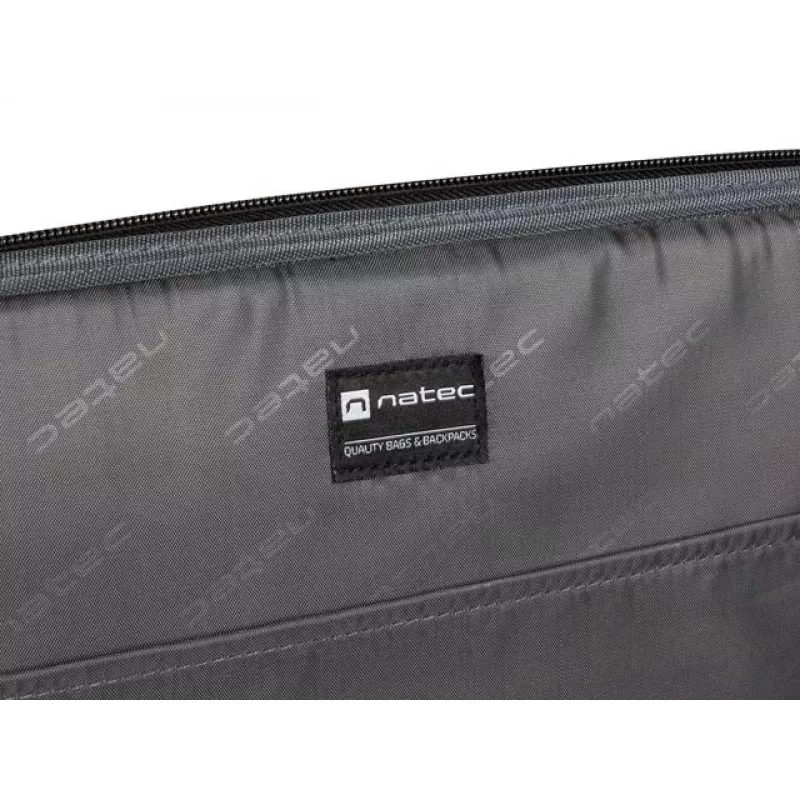 Portfelis NATEC Boxer Lite 39,6 cm (15,6 col.) – poliesteris, 2 skyriai, petnešos dirželis, 410×305×65 mm, 750 g