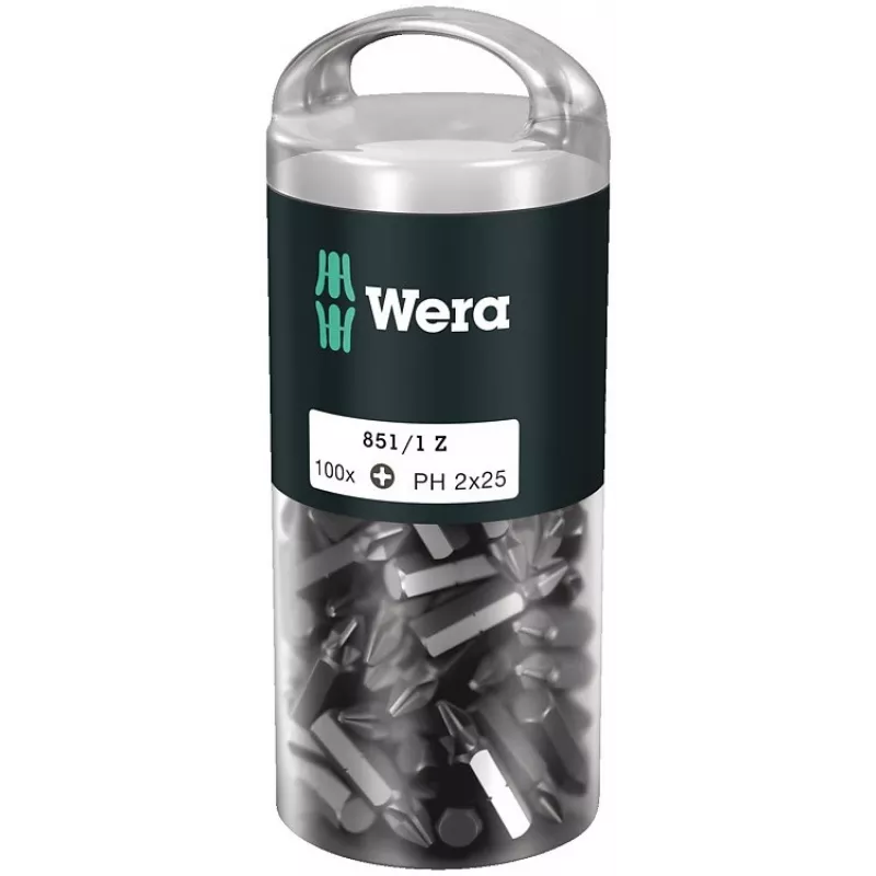 Wera 851/1 Z DIY 100 SiS atsuktuvų antgalis 100 vnt.