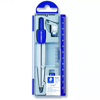 Kompasas Staedtler 550 60 Mėlynas Sidabrinis
