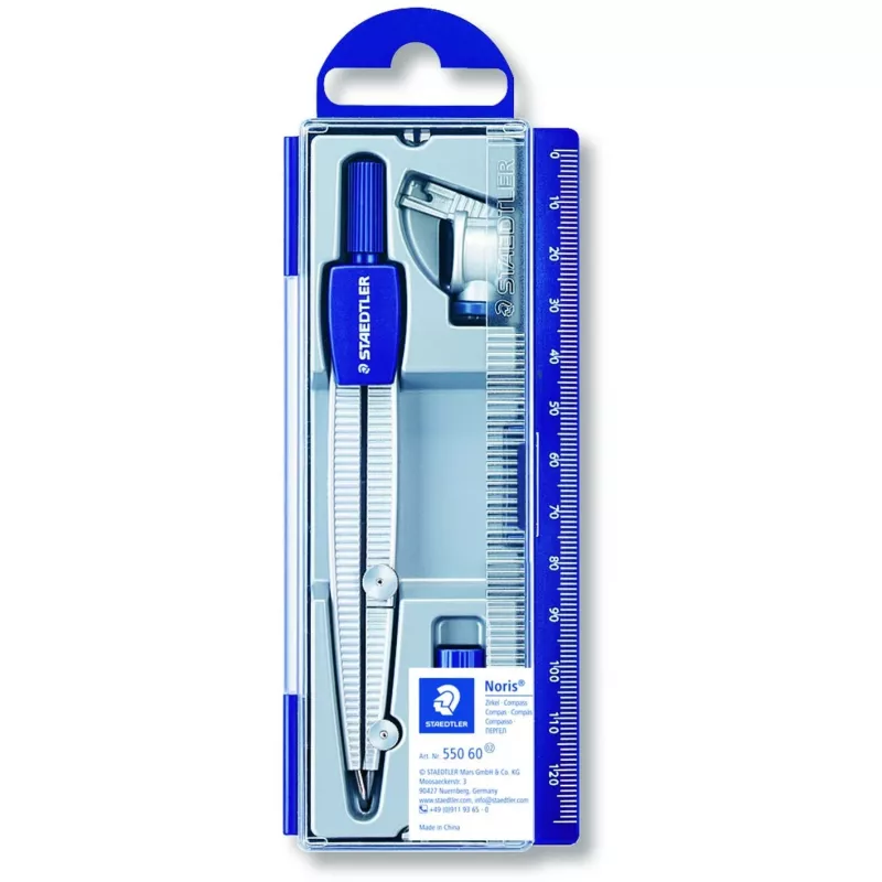 Kompasas Staedtler 550 60 Mėlynas Sidabrinis