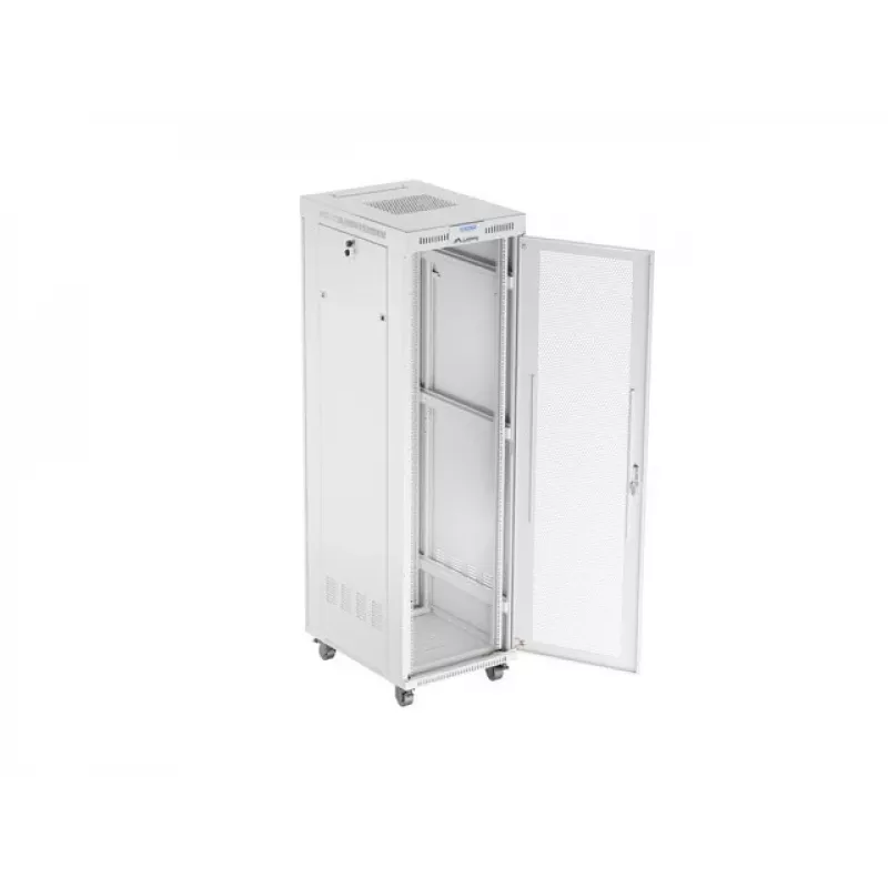 LANBERG FF01-6842-23SL 42U 600x800 mm tinklinėmis priekinėmis ir galinėmis durelėmis stovo spinta
