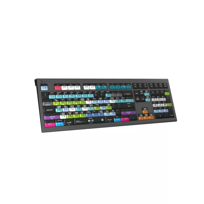 Logickeyboard Avid Media Composer Astra 2 Klaviatūra Universali USB QWERTY Vokiška Pilka