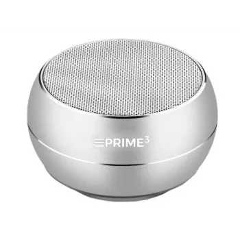 Prime3 Bluetooth garsiakalbis ABT03SL (sidabrinė spalva) (5 val., baterija), Bluetooth garsiakalbis, sidabrinis