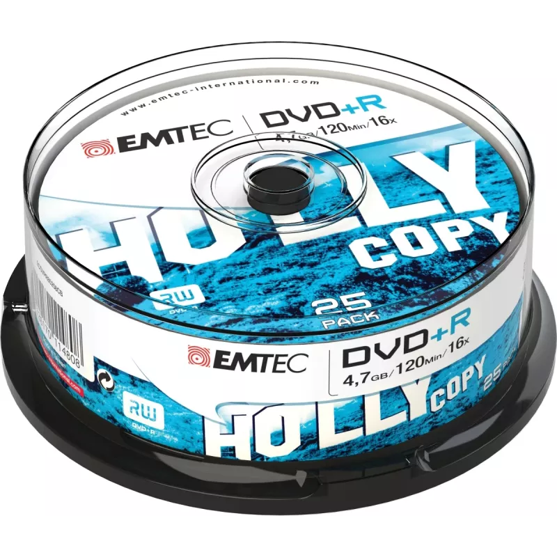 Optinis DVD+R diskas EMTEC ECOVPR472516CB 4,7 GB 16x, 25 vnt. velenas
