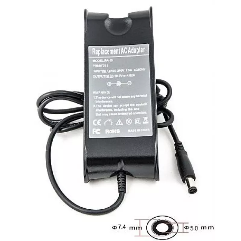 Dell nešiojamojo kompiuterio 90W įkroviklis: 19,5V, 4,62A