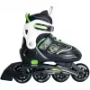 Inline skates Muuwmi 682 reguliuojamo dydžio 33–36 Žalia/Juoda su apsaugų rinkiniu