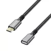 USB 3.2 Gen2 Type-C į USB-C/F, PD, 1m