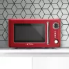 Solo mikrobangų krosnelė ant stalviršio ETA Storio Red Solo — 20 l, 700 W, 5 galios lygiai, 245 mm sukamoji lėkštė