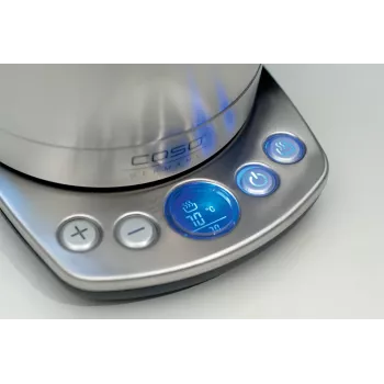 Elektrinis virdulys Caso 1,7 L 2200 W juodas nerūdijantis plienas