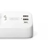 Maitinimo šakotuvas DIGITUS 3 lizdų su 2×USB-A ir 1×USB-C, 3 kintamosios srovės lizdai E/F tipo, 1,5 m laidas, baltas