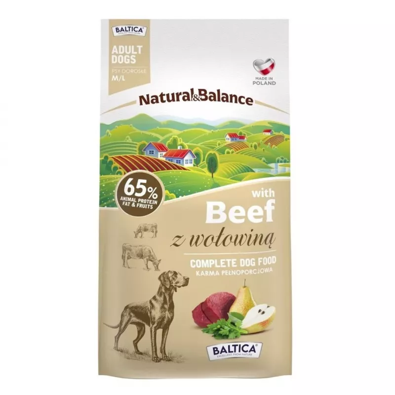 BALTICA NATURAL&BALANCE Beef M/L 3kg