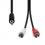 Audio kabelis ProXtend M32XRCA-015 — 3 kontaktų (mini XLR) į 2×RCA, 1,5 m
