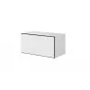Cama living room furniture set ROCO 10 (2xRO3 + RO6) Balta/Juoda/Balta