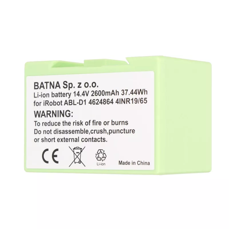 Roomba | baterija, įkraunama baterija dulkių siurbliui | E5 E6 I7 14.4V 2600mAh