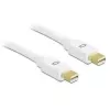 DeLOCK - DisplayPort kabelis - Mini DisplayPort (kištukas) - Mini DisplayPort (kištukas) - 2,0 m - Baltas - skirtas Apple MacBook, MacBook Air, MacBook Pro (82795)