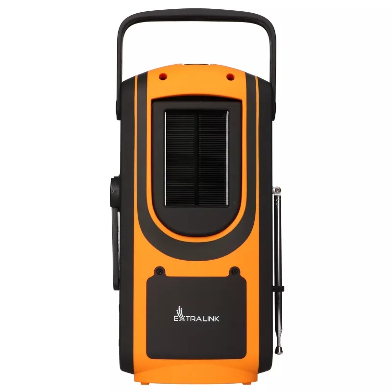 Extralink Power Ranger EPS-6000 | Išorinė baterija | 6000mAh, FM radijas, LED šviestuvas, dinama, saulės baterija