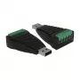 DeLOCK 87738 USB Type-A į RS-422/485 nuoseklusis keitiklis