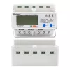 Trifazis energijos skaitiklis QOLTEC 50883 Wi‑Fi 400V su LCD ekranu