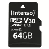 Atminties kortelė Intenso 64GB MicroSDXC UHS-I Class 10 3433490