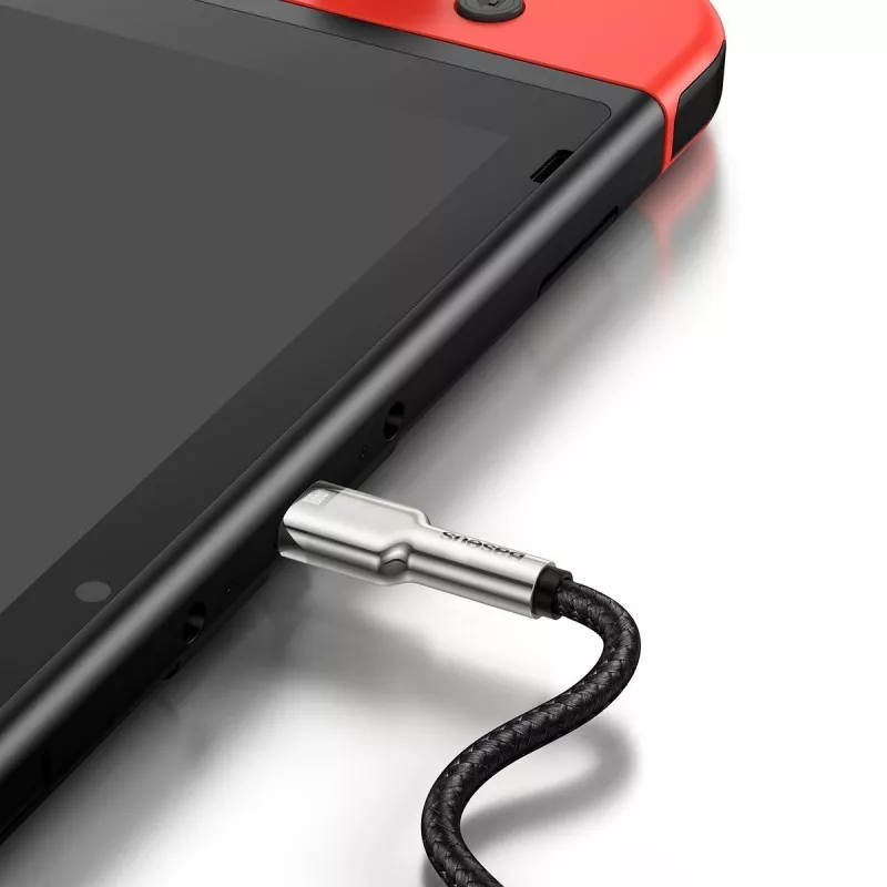 USB-C į USB-C kabelis Baseus CATJK-C01, USB 3.2 Gen 1, 1 m, juodas