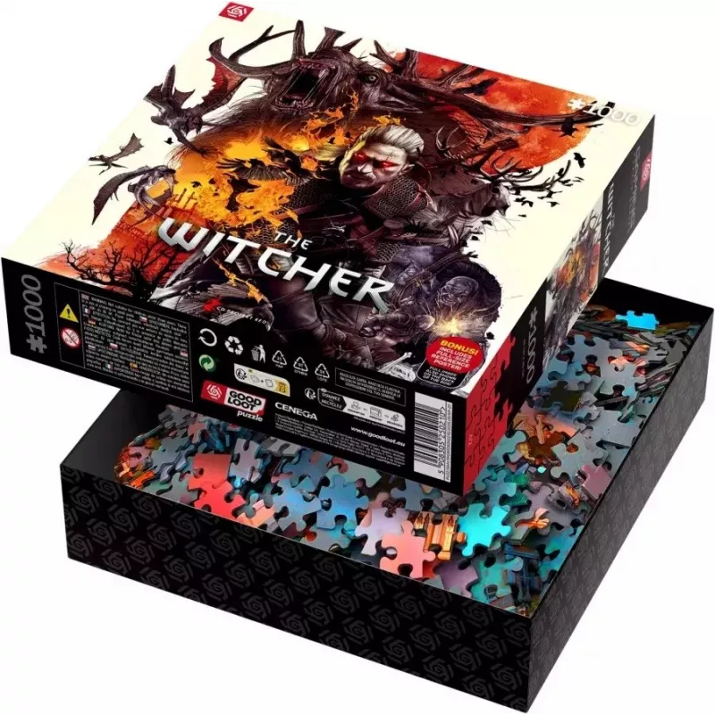 Good Loot Gaming Puzzle: The Witcher Monsters, 1000 vnt.